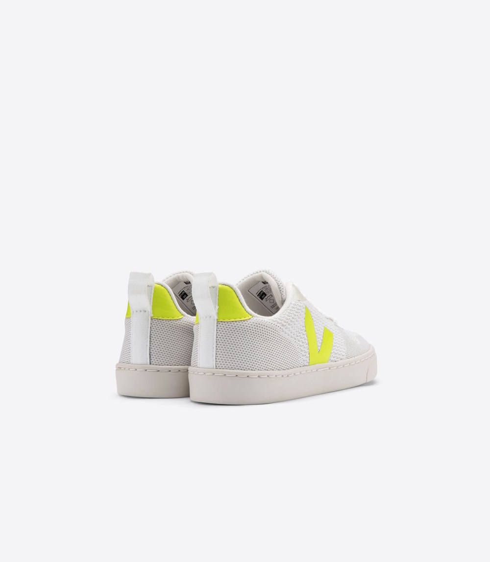 Veja Sneakers Barn - V-10 Malha - Vita - 652184-YMS